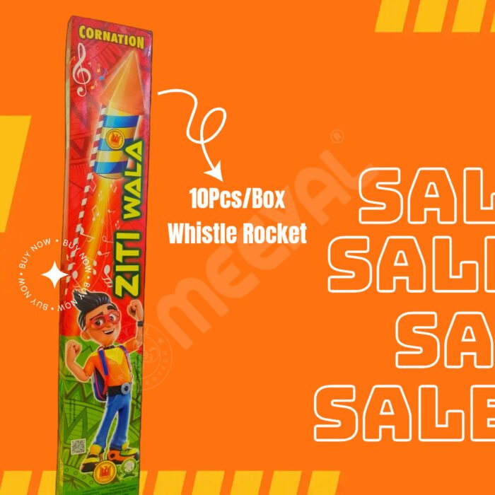Ziti Wala Whistle Rocket by Coronation Fireworks - Buy Chennai Crackers Online from Meeyal Crackers
