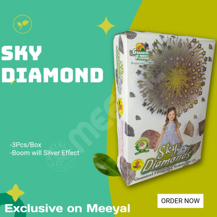 Sky Diamonds-3Pcs/Box-3.5" Fancy - Image 2