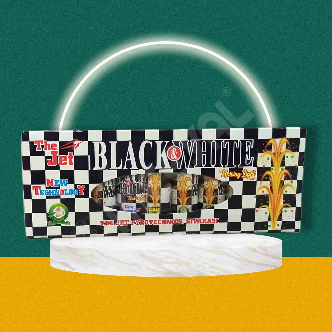 myl-jet (4) Black & White-5Pcs/Box - Image 1