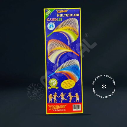 Multi Colour Candles-10Pcs/Box