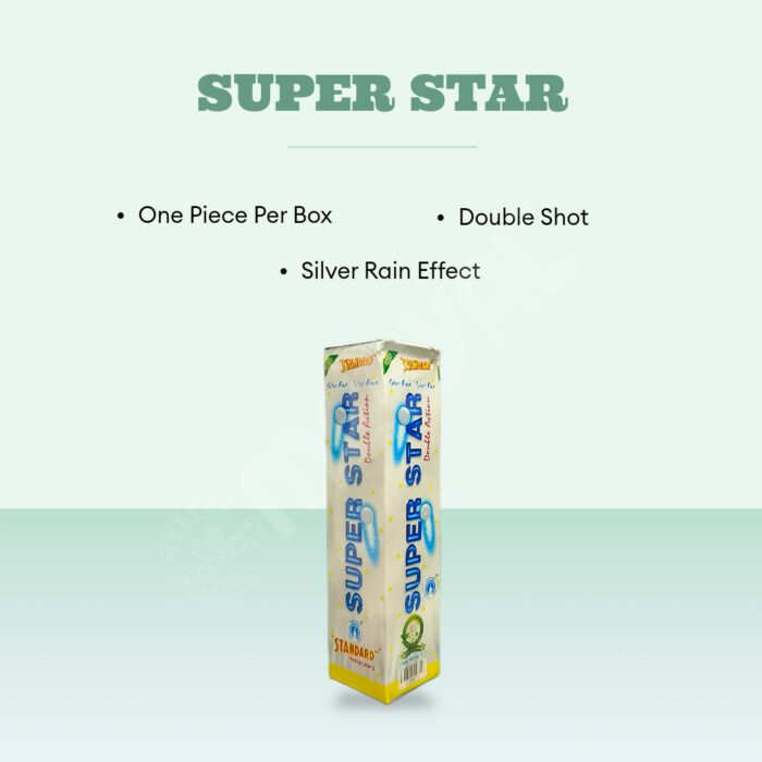 Super Star Silver Rain Silver Rain-1Pc/Box-1.25" Fancy - Image 2
