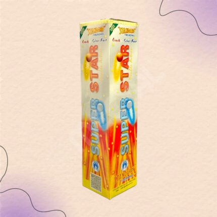 Super Star Crack & Silver Rain-1Pc/Box-1.25" Fancy
