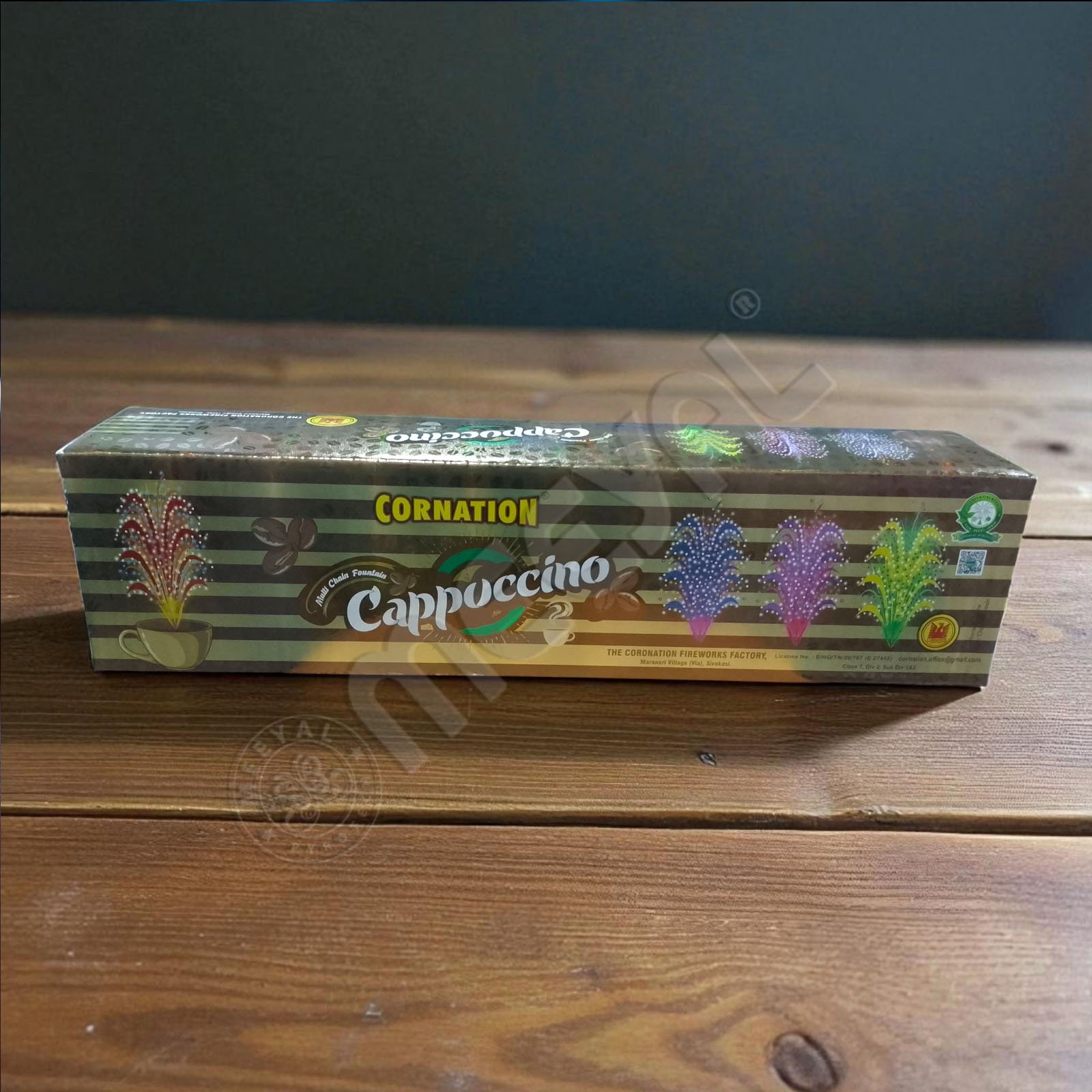 cappiciono Cappacino Colour Fountain Night Cracker - Meeyal Crackers Buy Chennai Crackers Online